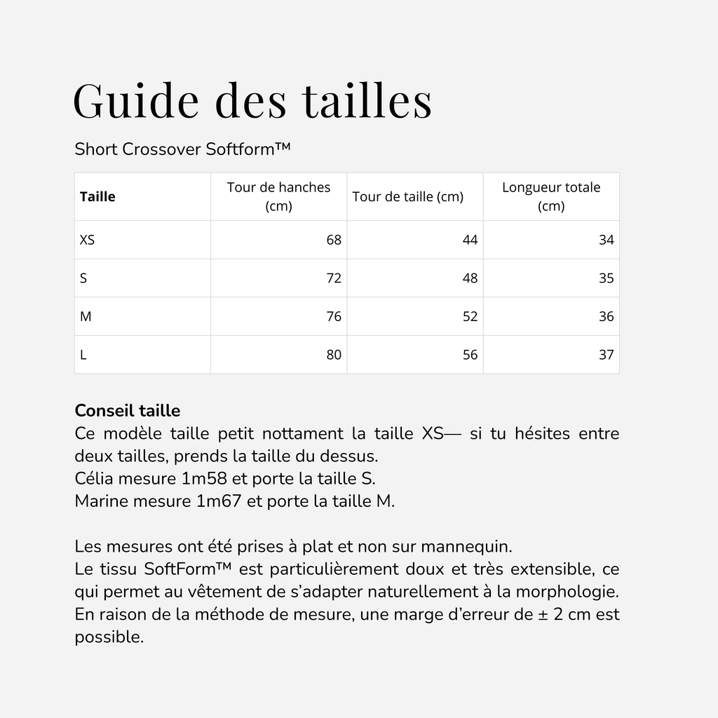Short Crossover Softform™