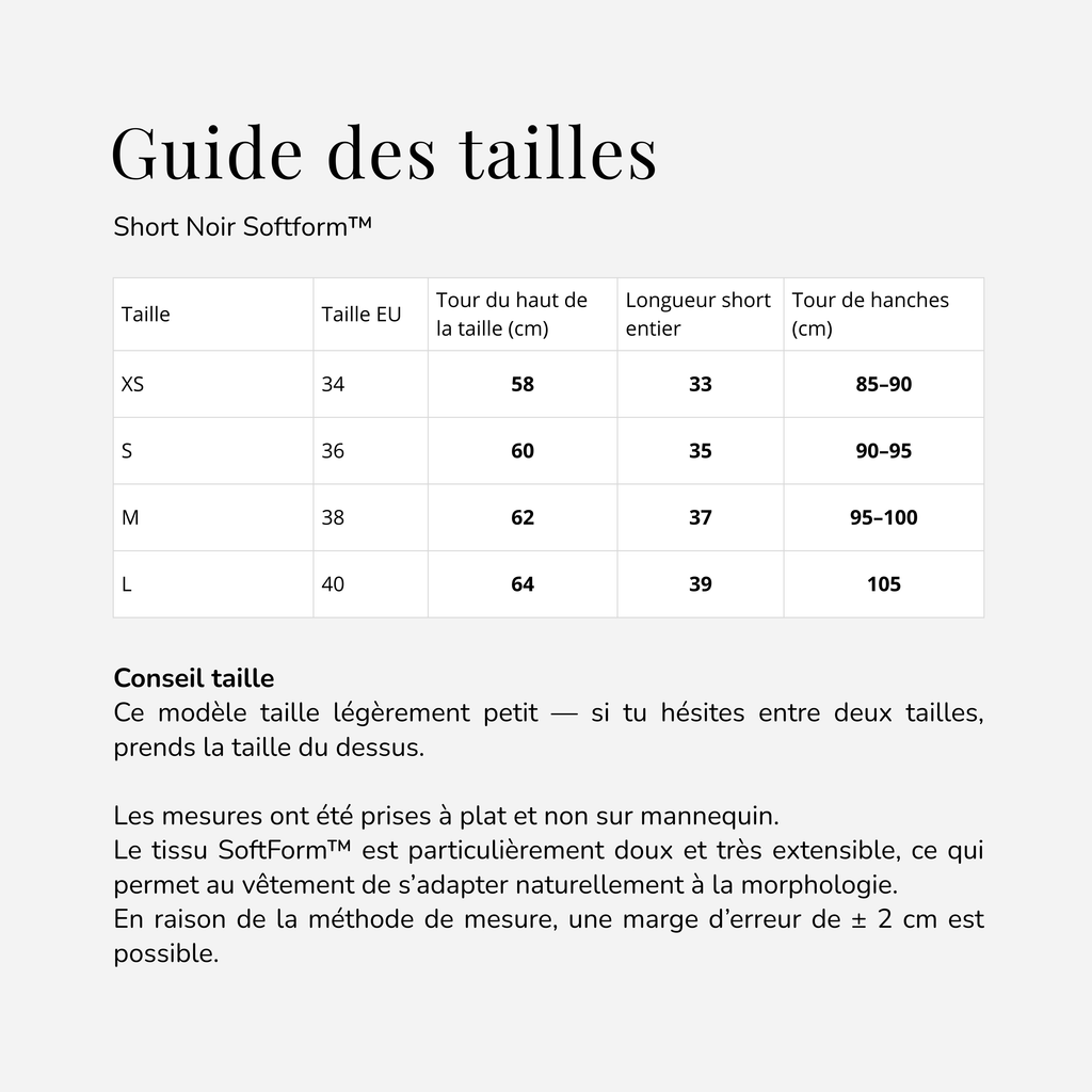 Short Noir Softform™