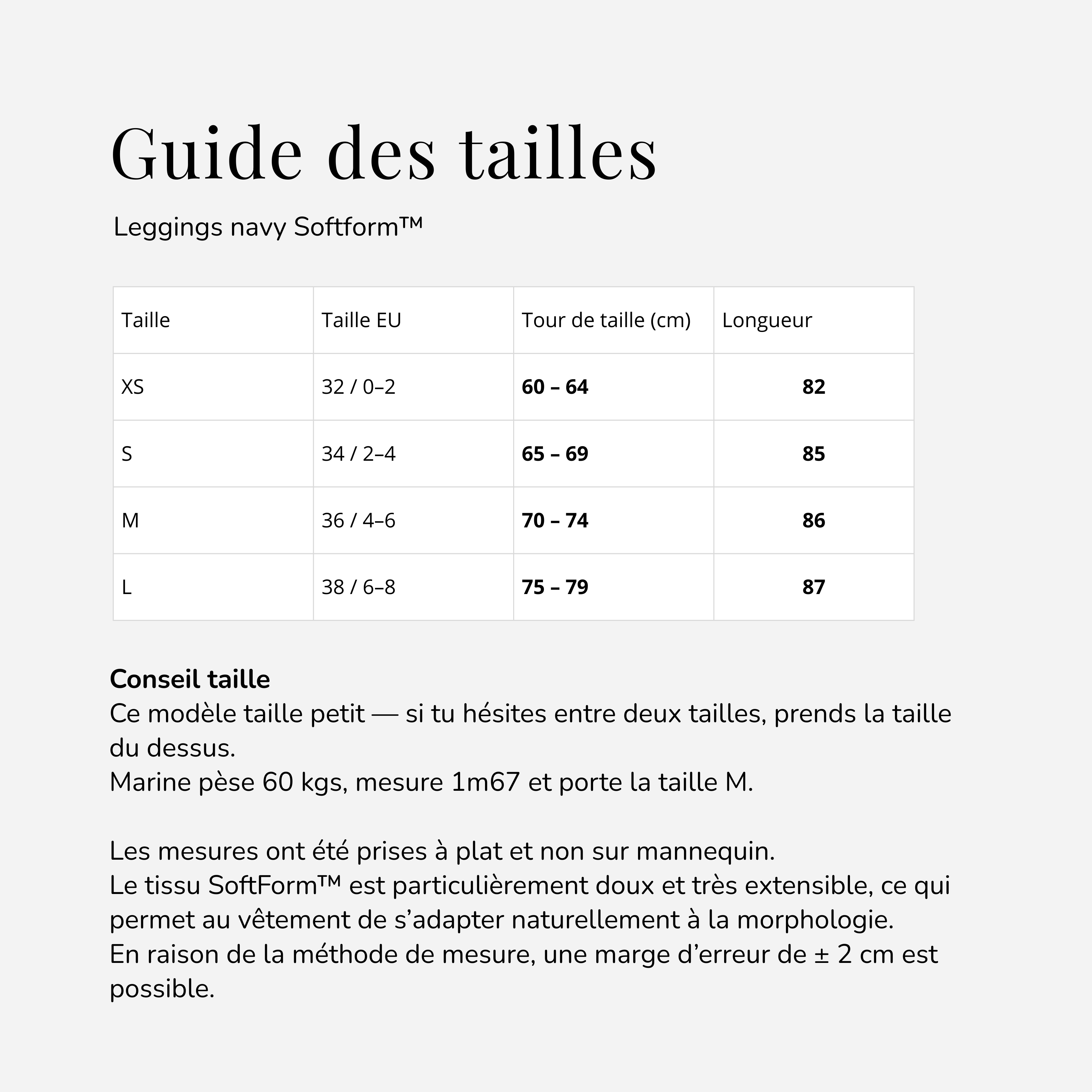 Leggings navy  Softform™