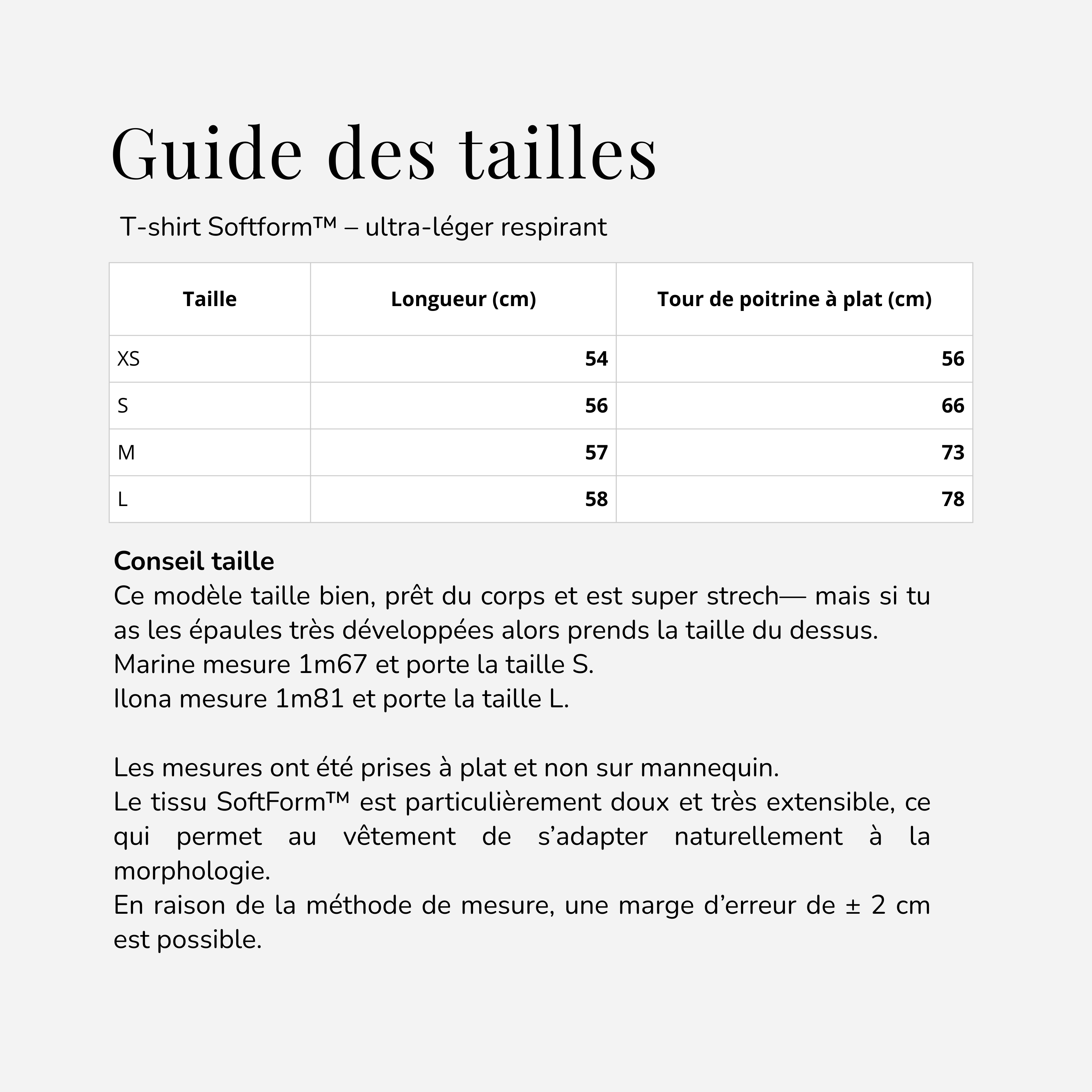 T-shirt Softform™ – ultra-léger respirant