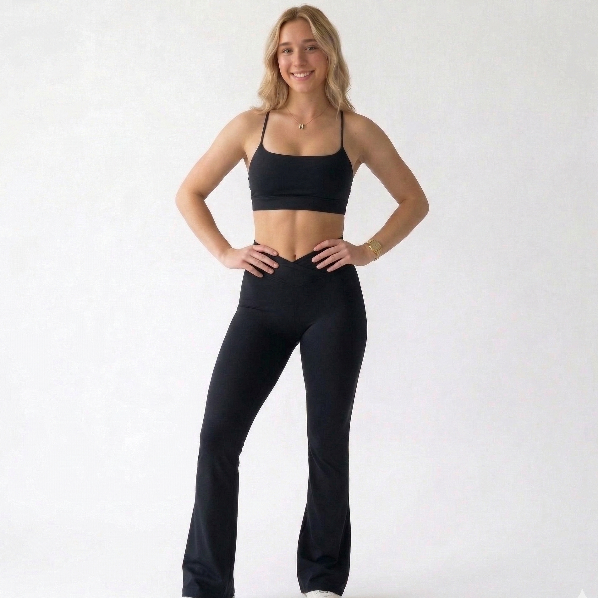 Legging Flare croisé scrunch