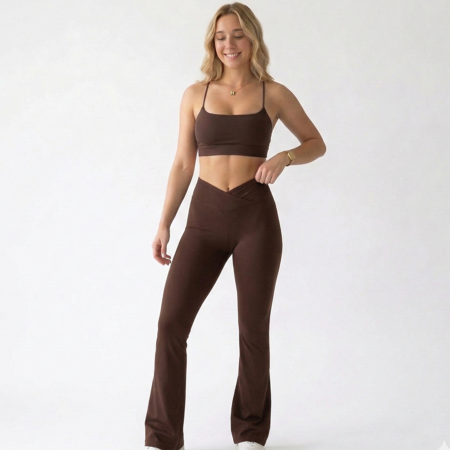 Legging Flare croisé scrunch