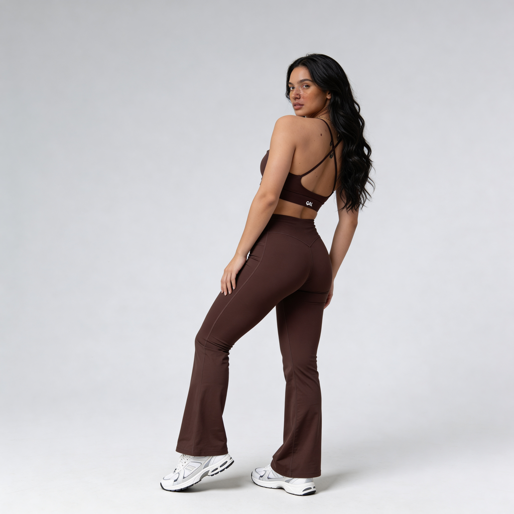 Legging Flare Brown